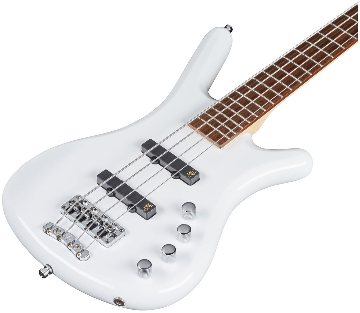 Warwick Corvette Basic 4c Rockbass Active Wen - Solid White - Solid body electric bass - Variation 2