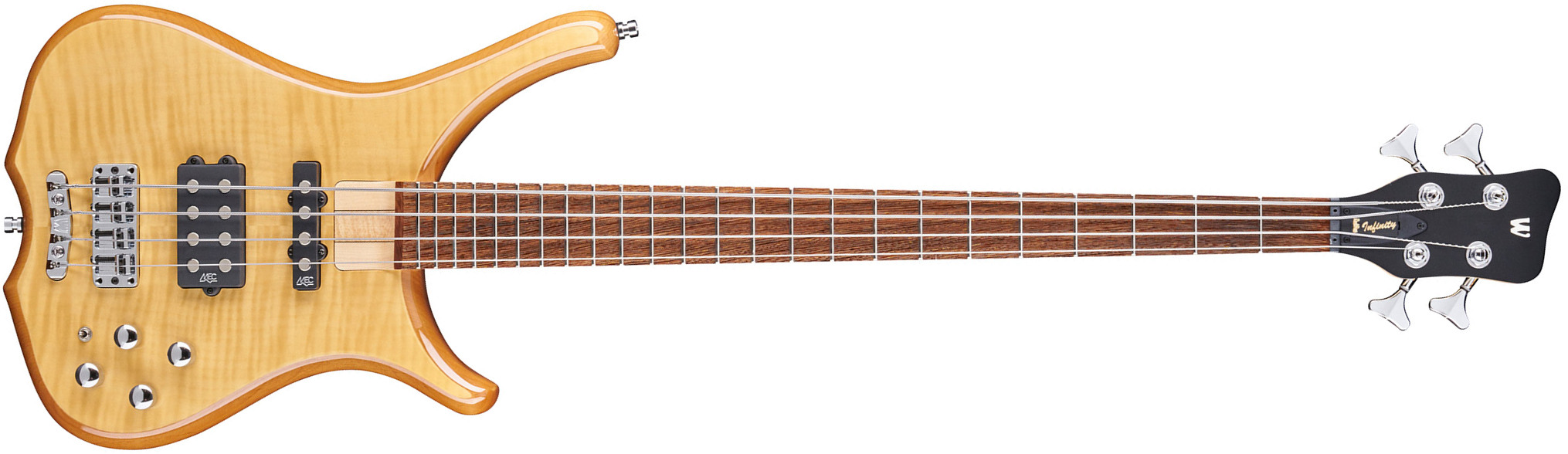 Warwick Infinity 4c Rockbass Active Wen - Natural - Solid body electric bass - Main picture