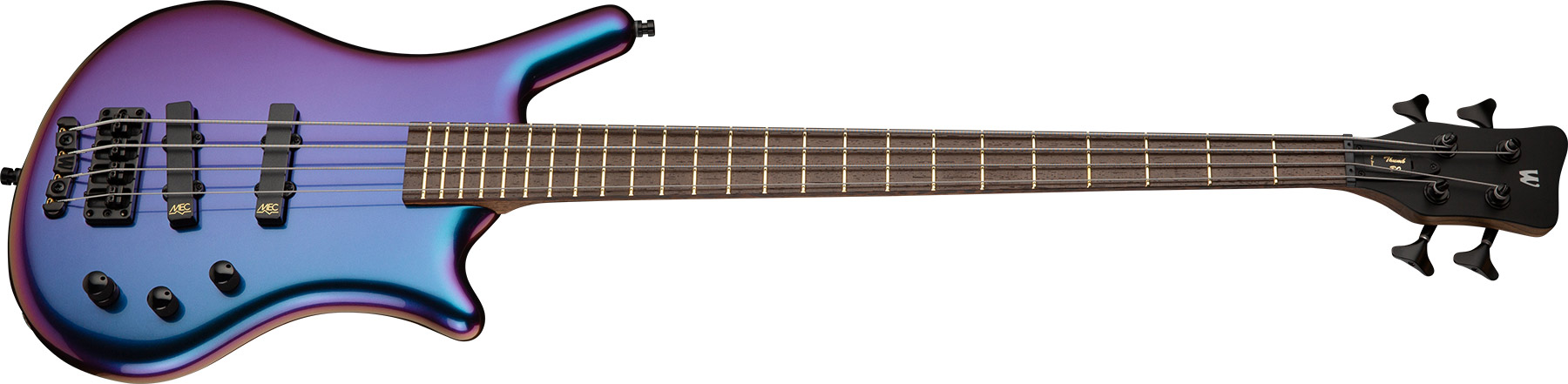 Warwick Custom Shop Thumb Bo 4c Pro Gps All Active Eb - Special Flip Flop - Solid body electric bass - Variation 1