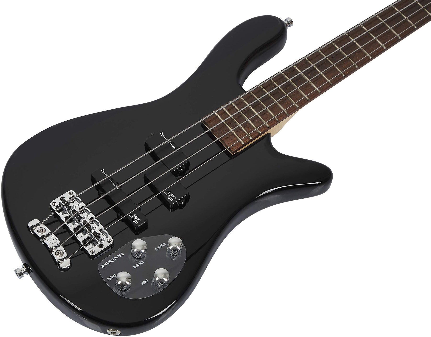 Warwick Streamer Lx4 Rockbass Active Wen - Solid Black - Solid body electric bass - Variation 2