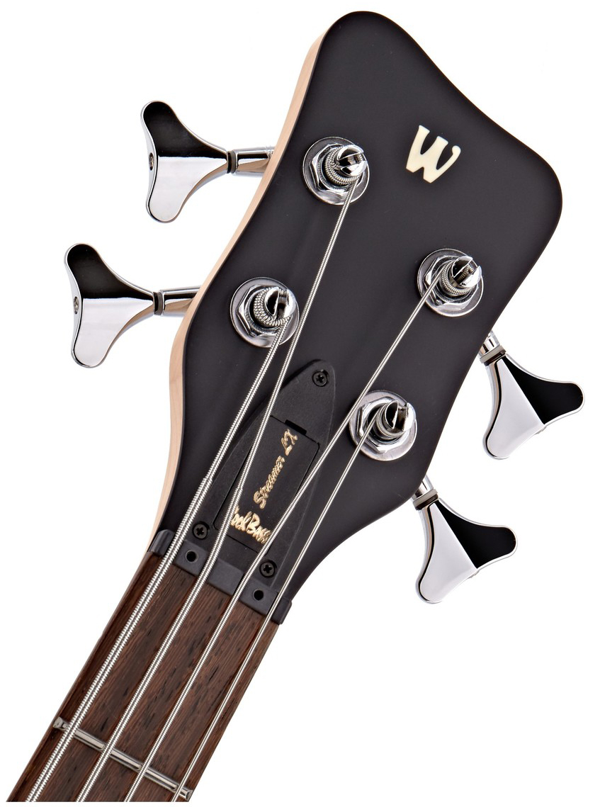 Warwick Streamer Lx4 Rockbass Active Wen - Solid Black - Solid body electric bass - Variation 3