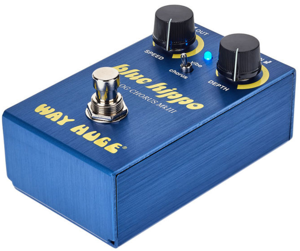 Way Huge Smalls Blue Hippo Analog Chorus Mkiii Wm61 - Modulation, chorus, flanger, phaser & tremolo effect pedal - Variation 1