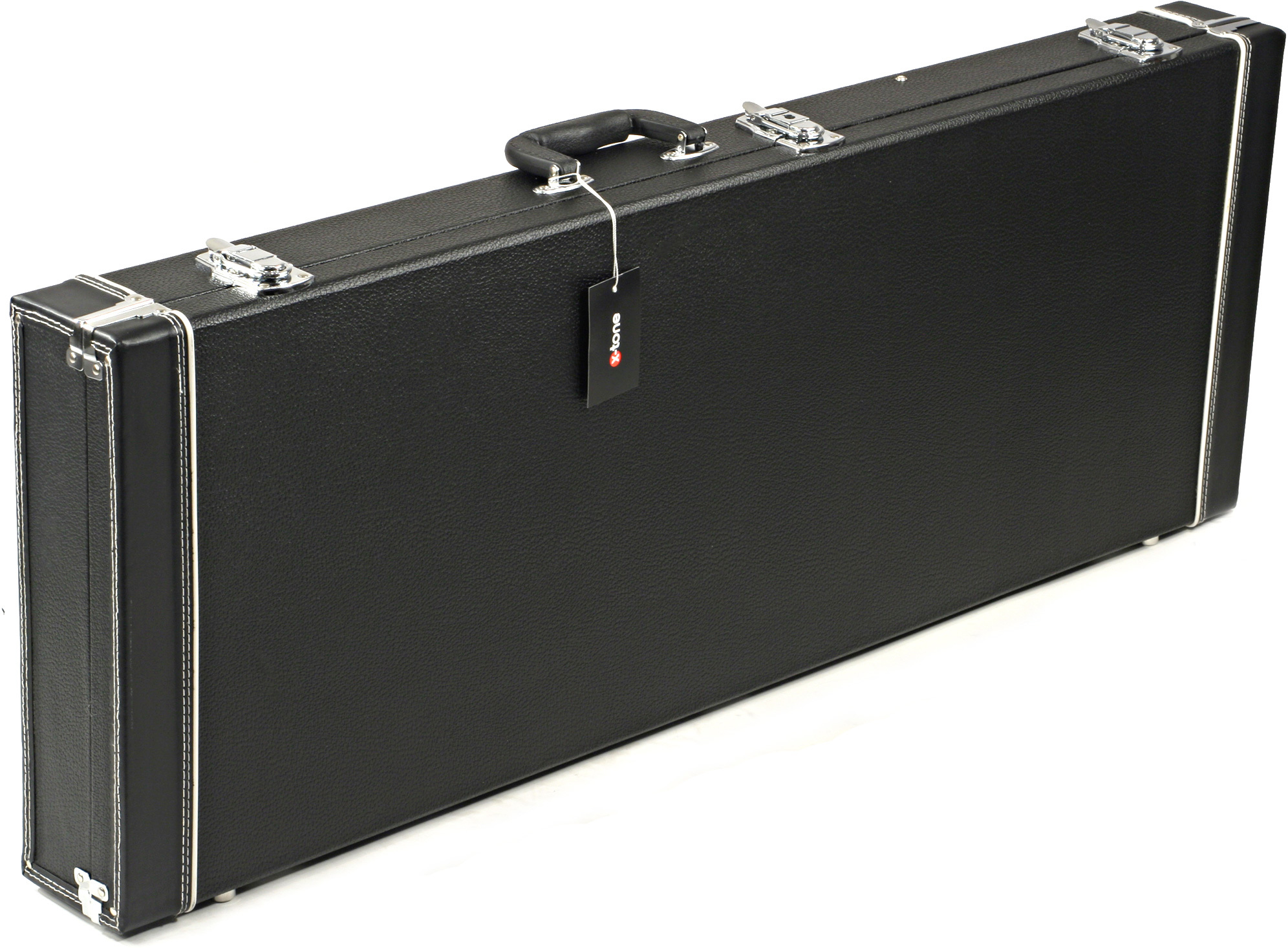 X-tone 1501 Standard Electrique Strat/tele Rectangulaire Black - Electric guitar case - Main picture