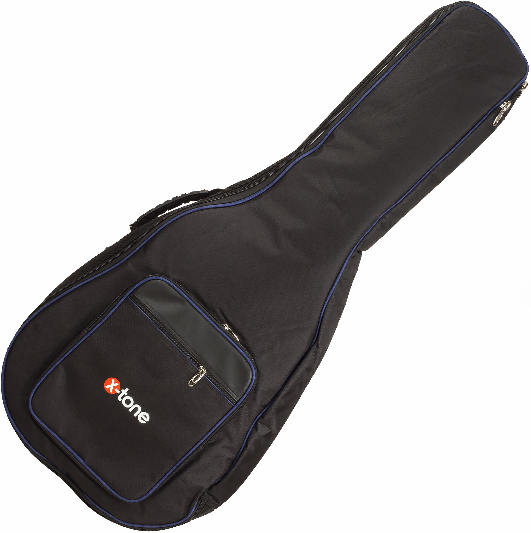 X-tone 2015 Cla44-bk Nylon 15mm Classical 4/4 Guitar Bag Black (2010) - Classic guitar gig bag - Main picture