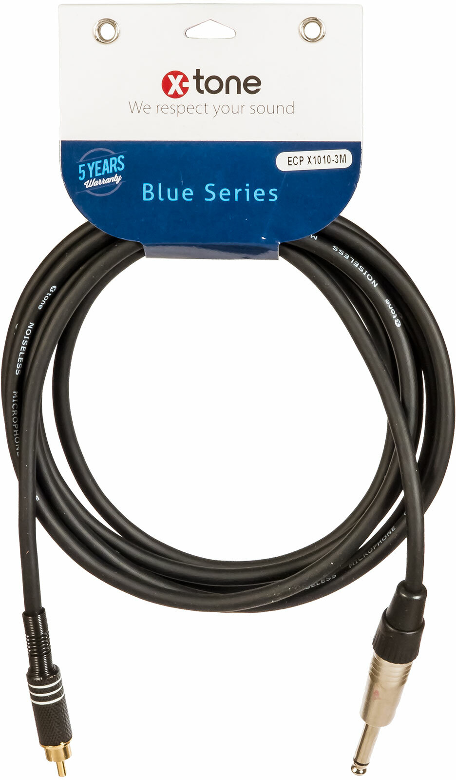 X-tone Jack / Rca 3m Blue Series (x1010-3m) - Cable - Main picture