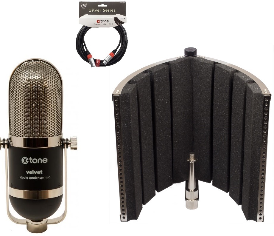 X-tone Pack Velvet X-screen - Microphone pack with stand - Main picture
