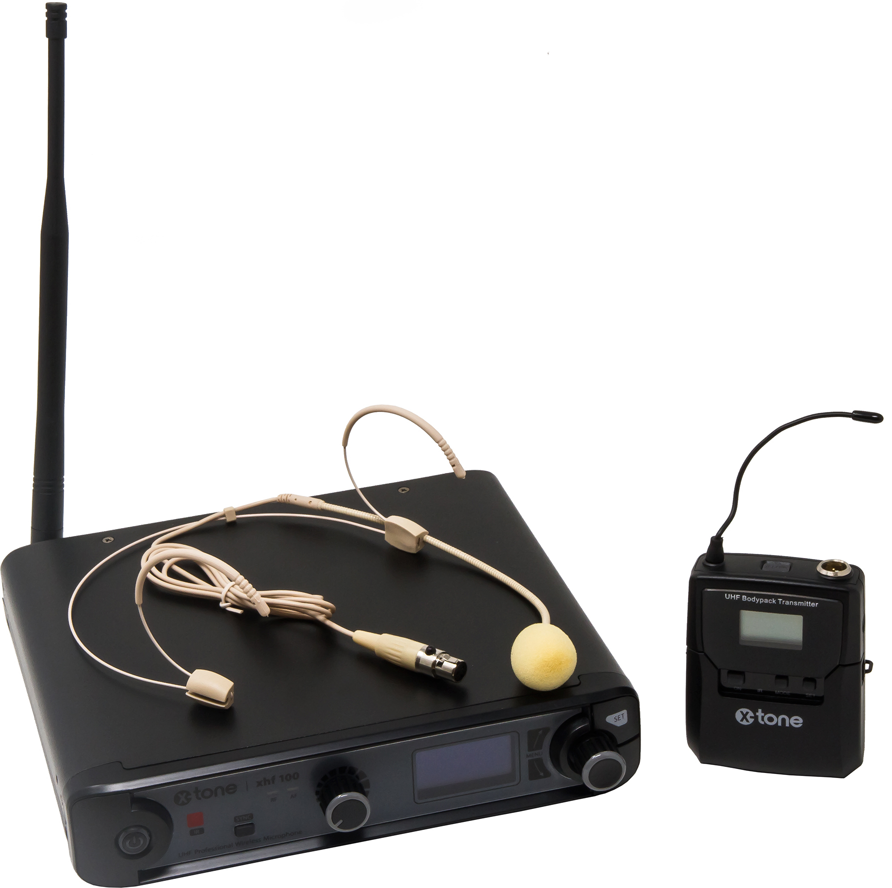 X-tone Xhf100h Systeme Hf Serre Tete Frequence Fixe - Wireless headworn microphone - Main picture