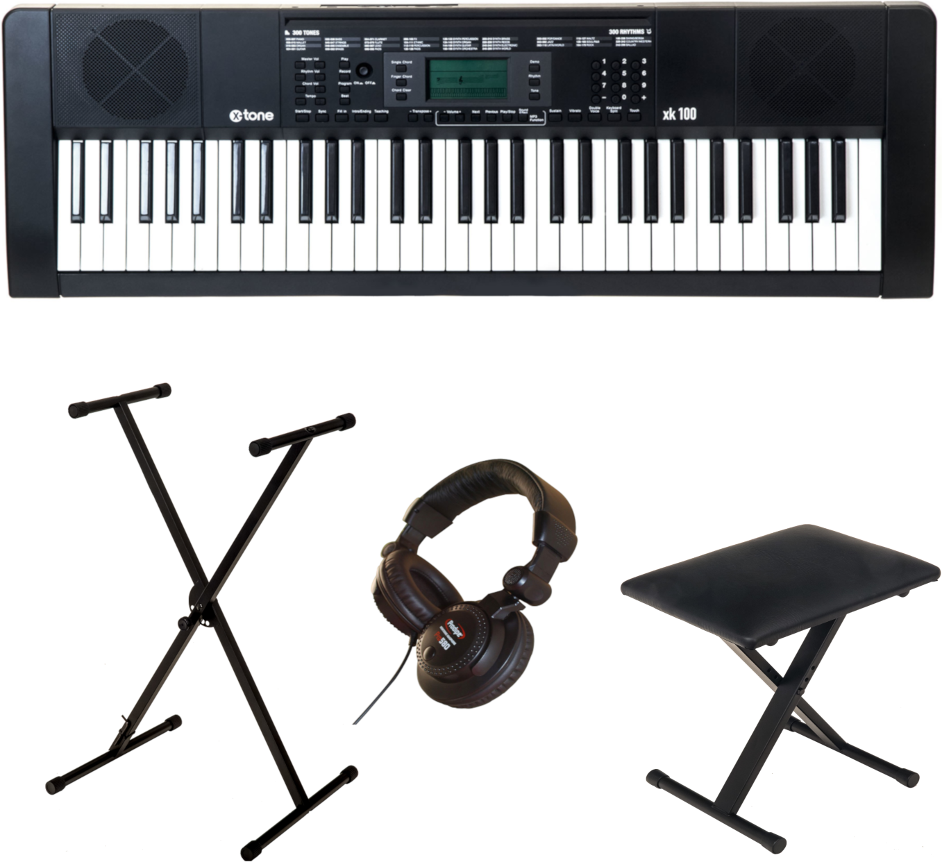 X-tone Xk100 + Stand X + SiÈge X + Casque Pro580 - Keyboard set - Main picture