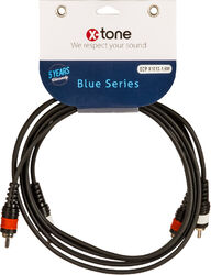 Cable X-tone X1013-1.5M - 2 RCA(M) / 2 RCA(M)