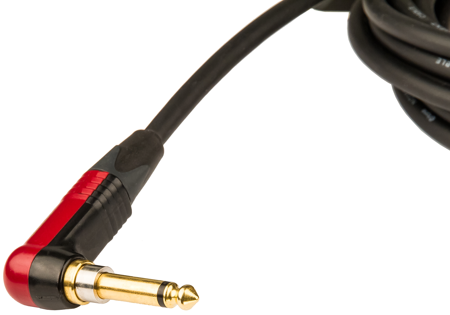 X-tone X3071-3 Instrument Cable Golden Neutrik Silent Droit/coude 3m - Cable - Variation 2
