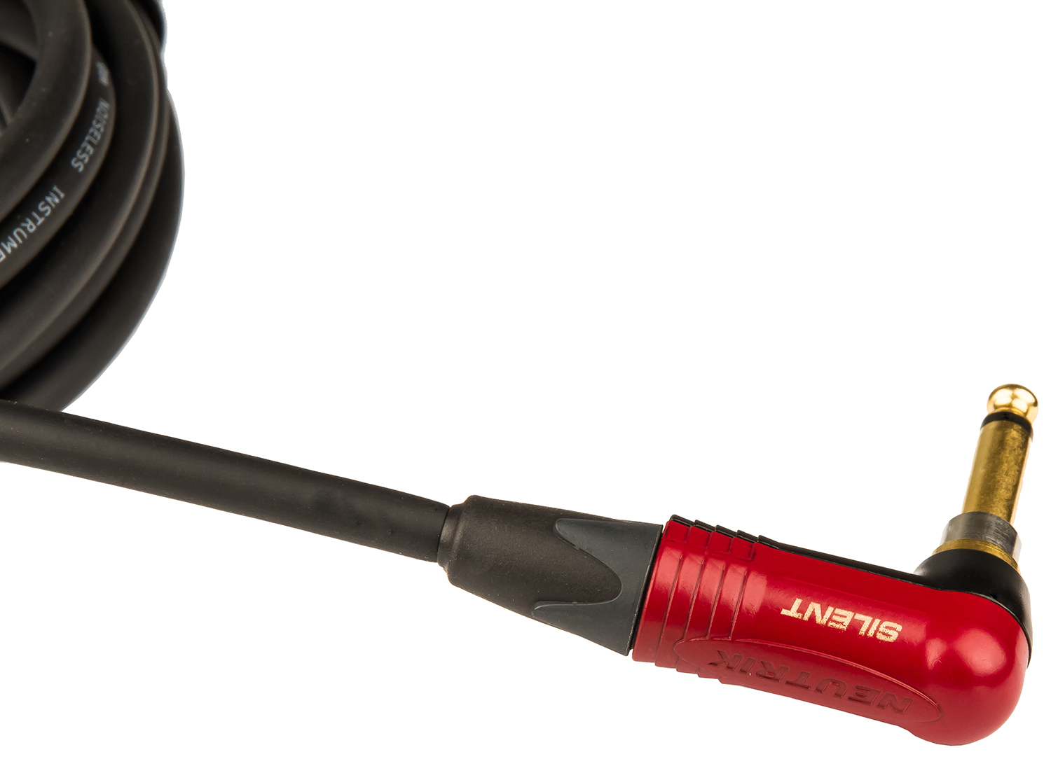 X-tone X3071-3 Instrument Cable Golden Neutrik Silent Droit/coude 3m - Cable - Variation 3