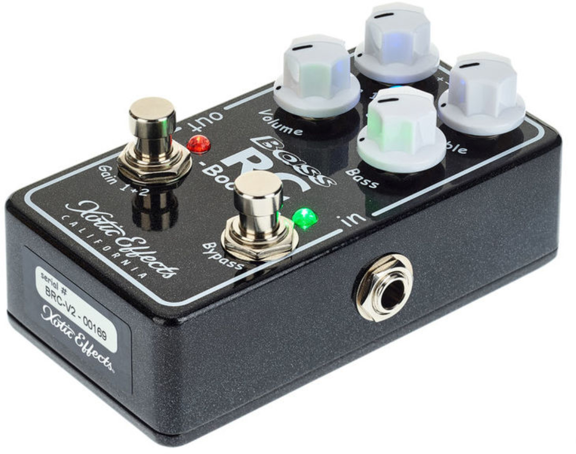 Xotic Bass Rc Booster V2 - Compressor, sustain & noise gate effect pedal for bass - Variation 1