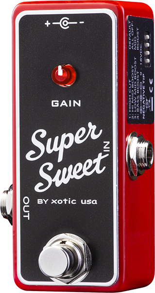 Xotic Super Sweet Booster - Volume, boost & expression effect pedal - Variation 1