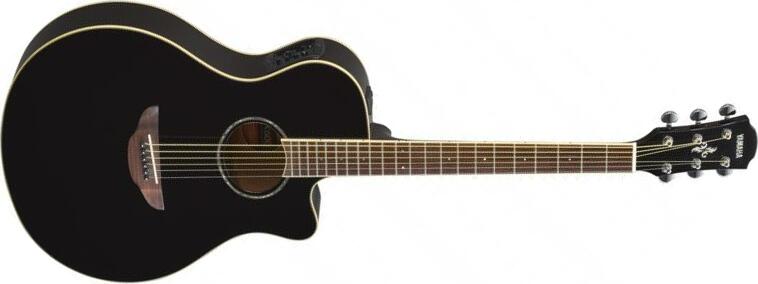 Yamaha Apx600 - Black - Electro acoustic guitar - Main picture
