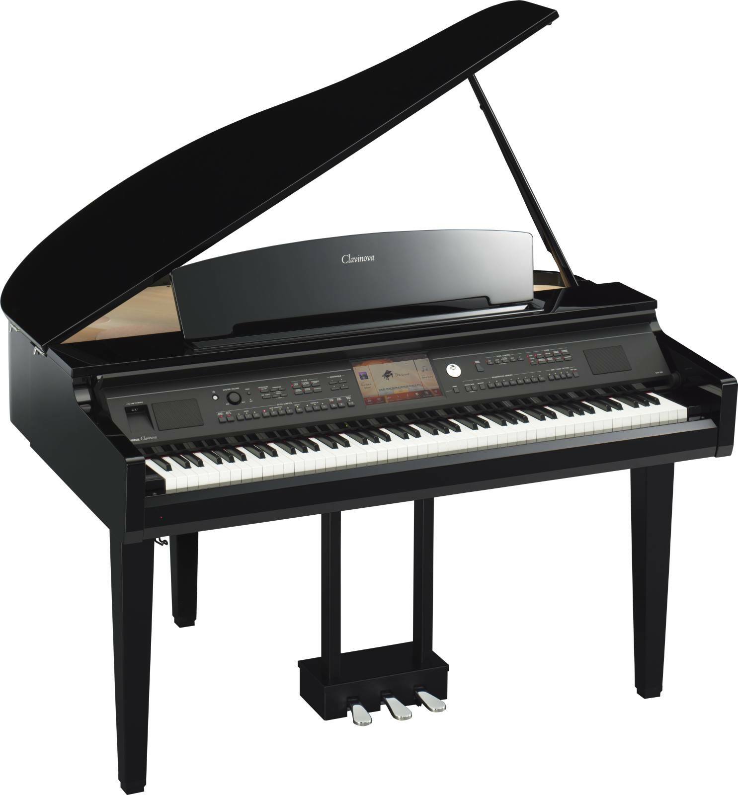 Yamaha Cvp-709gp - Noir Laqué - Digital piano with stand - Main picture