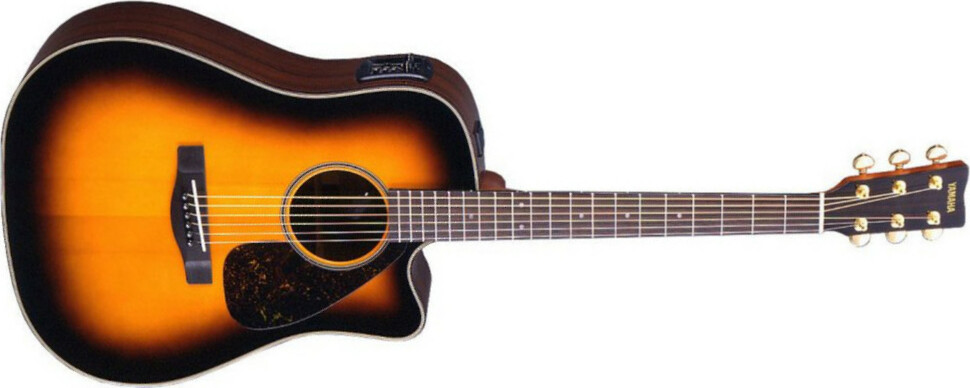 Yamaha Fx 370c - Tobacco Brown Sunburst - Electro acoustic guitar - Main picture