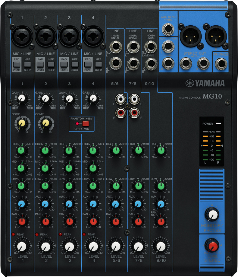 Yamaha Mg10 - Analog mixing desk - Main picture