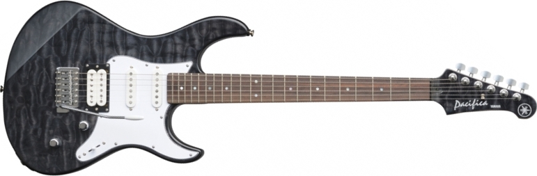 Yamaha Pacifica 212vqm - Translucent Black - Str shape electric guitar - Main picture