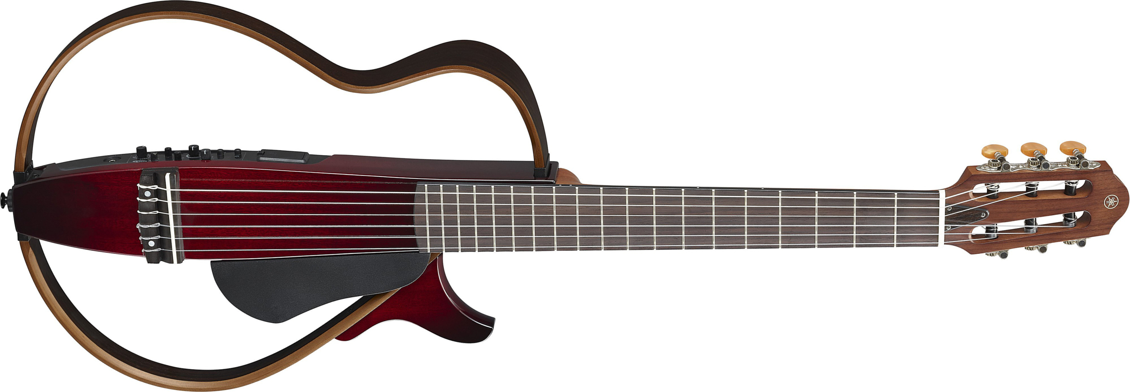 Yamaha Silent Guitar Slg200n Nylon String Cw Rw - Crimson Red Burst - Classical guitar 4/4 size - Main picture