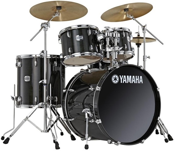 Yamaha Stage Custom Birch Stage 22 - 5 FÛts - Raven Black - Strage drum-kit - Main picture