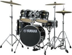 Junior drum kit Yamaha Kit Junior Manu Katche - 4 shells - Raven black