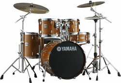 Fusion drum kit Yamaha Stage Custom Birch Fusion 22 - 5 shells - Honey amber