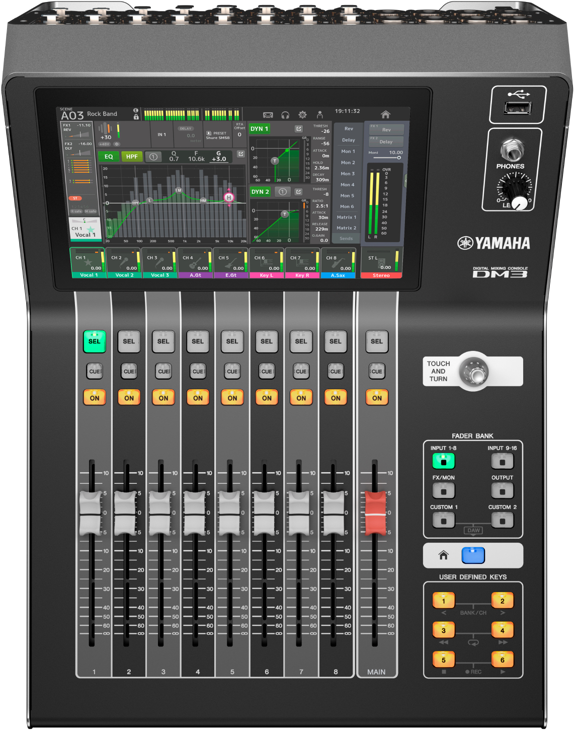 Yamaha Dm 3 - Digital mixing desk - Variation 1