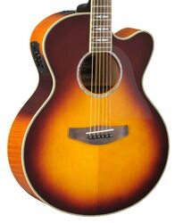 Electro acoustic guitar Yamaha CPX1000 - Brown sunburst