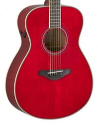 Folk guitar Yamaha FS-TA Transacoustic - Ruby red