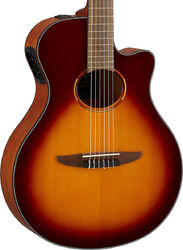 Classical guitar 4/4 size Yamaha NTX1 - Brown sunburst