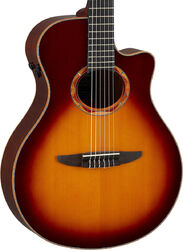 Classical guitar 4/4 size Yamaha NTX3 - Brown sunburst