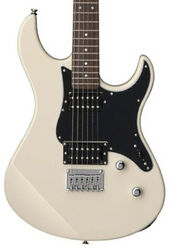 Str shape electric guitar Yamaha Pacifica PAC311H - Vintage white