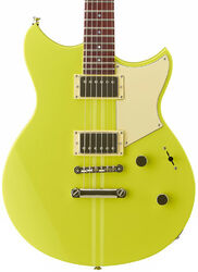 Double cut electric guitar Yamaha Revstar Element RSE20 - Neon yellow