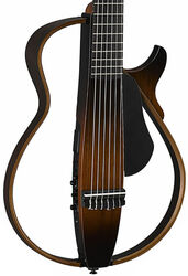 Classical guitar 4/4 size Yamaha Silent Guitar SLG200N - Tobacco brown sunburst gloss