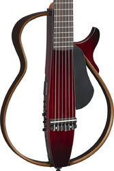 Classical guitar 4/4 size Yamaha Silent Guitar Nylon String SLG200N - Crimson red burst