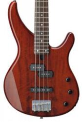 Solid body electric bass Yamaha TRBX174EW - Root beer