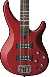Solid body electric bass Yamaha TRBX304 - Candy apple red