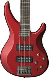 Solid body electric bass Yamaha TRBX305 - Candy apple red