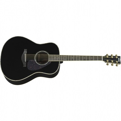 Yamaha Ll16d Are Deluxe Jumbo Epicea Palissandre Eb - Black - Electro acoustic guitar - Variation 1