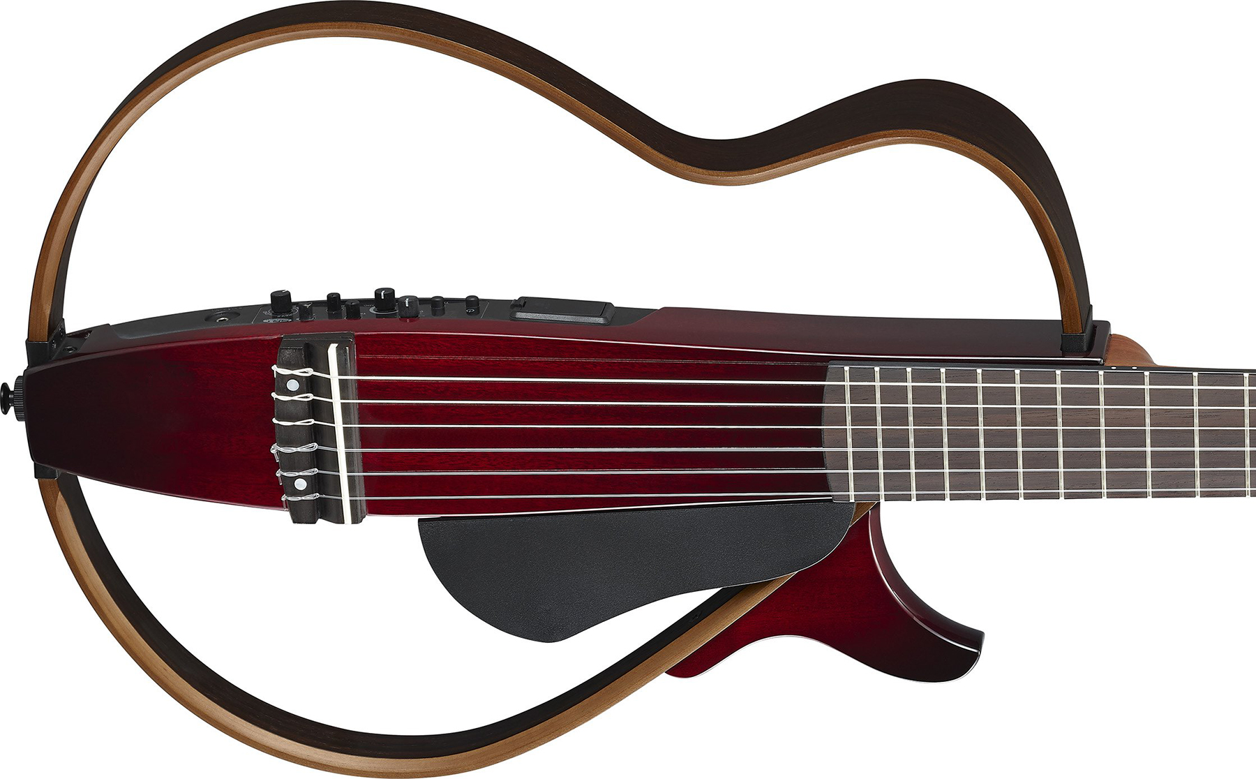 Yamaha Silent Guitar Slg200n Nylon String Cw Rw - Crimson Red Burst - Classical guitar 4/4 size - Variation 1