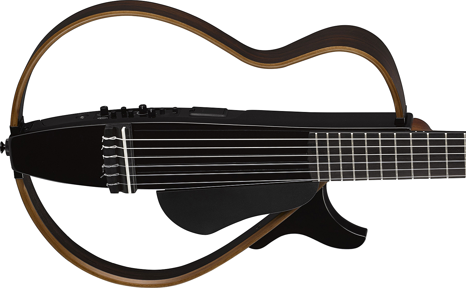 Yamaha Silent Guitar Slg200n - Translucent Black Gloss - Classical guitar 4/4 size - Variation 2