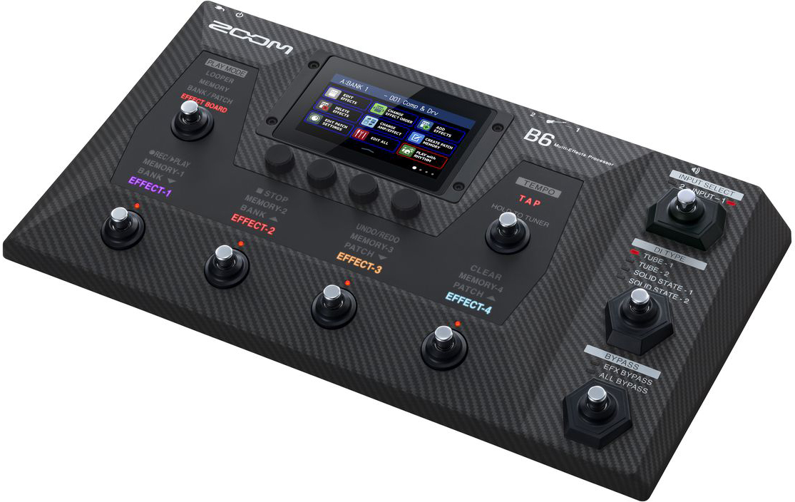 Zoom B6 Multi-effects Bass Processor - Multieffect for bass - Variation 1