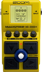 Overdrive, distortion & fuzz effect pedal Zoom MS-200D+ Multistomp